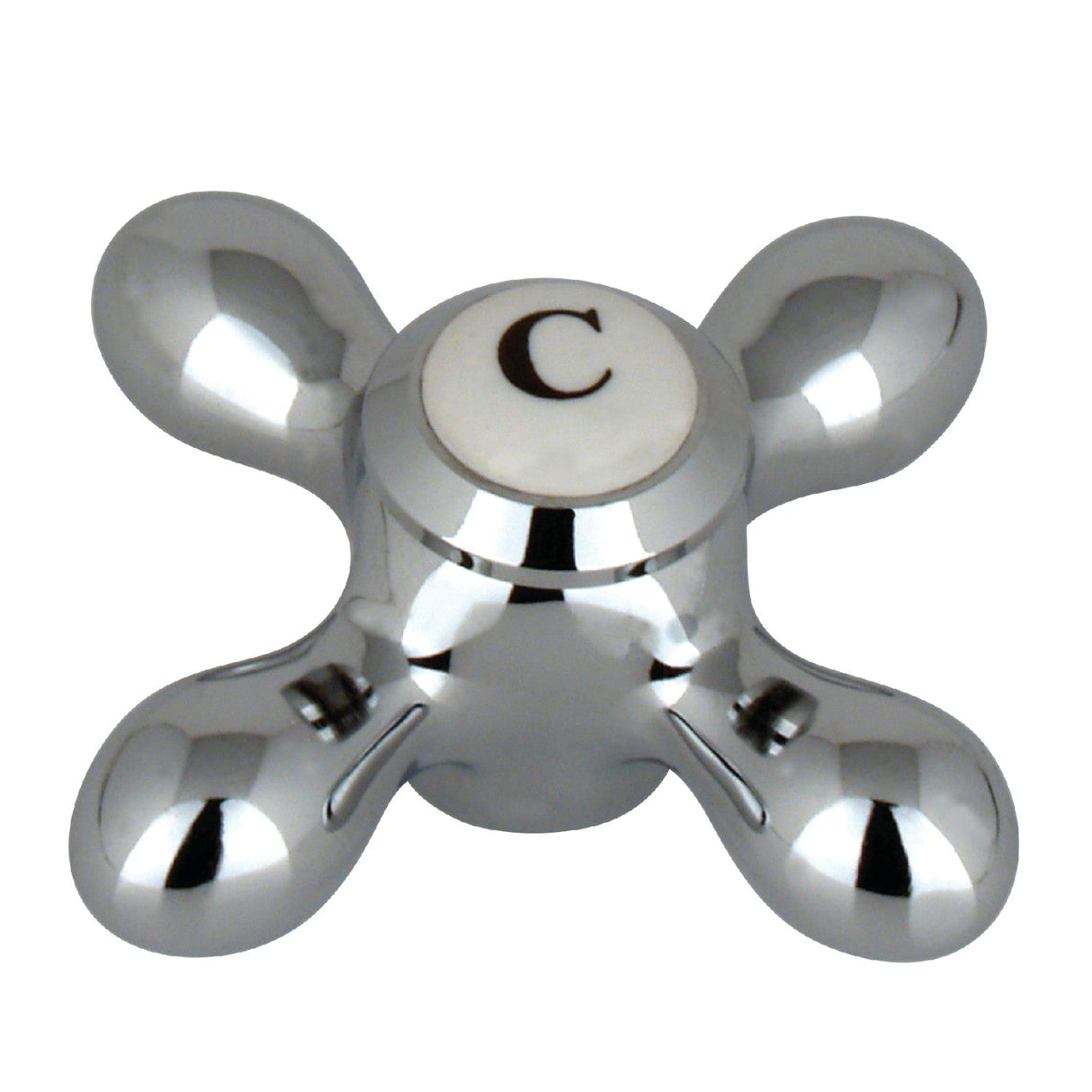 KBH1601AXC Cold Metal Cross Handle, Polished Chrome