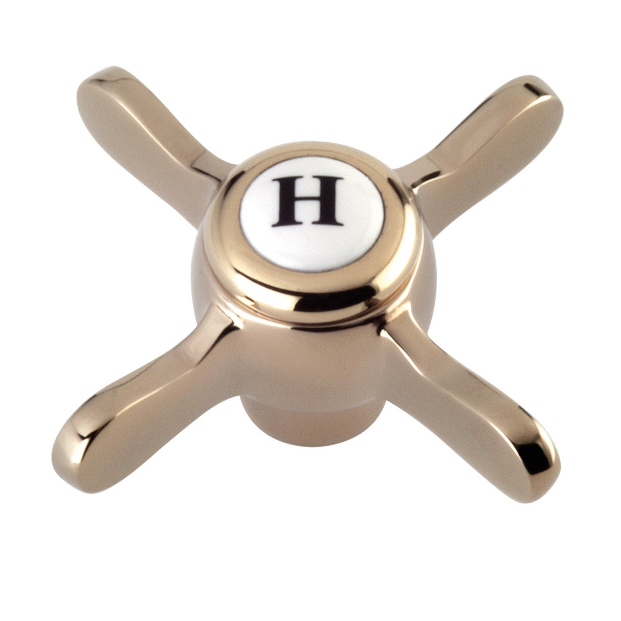 Essex KBH1602BEXH Hot Metal Cross Handle, Polished Brass