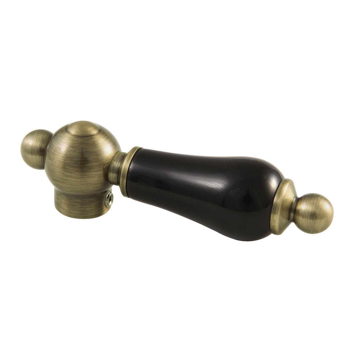 Duchess KBH1603PKL Porcelain Lever Handle, Antique Brass