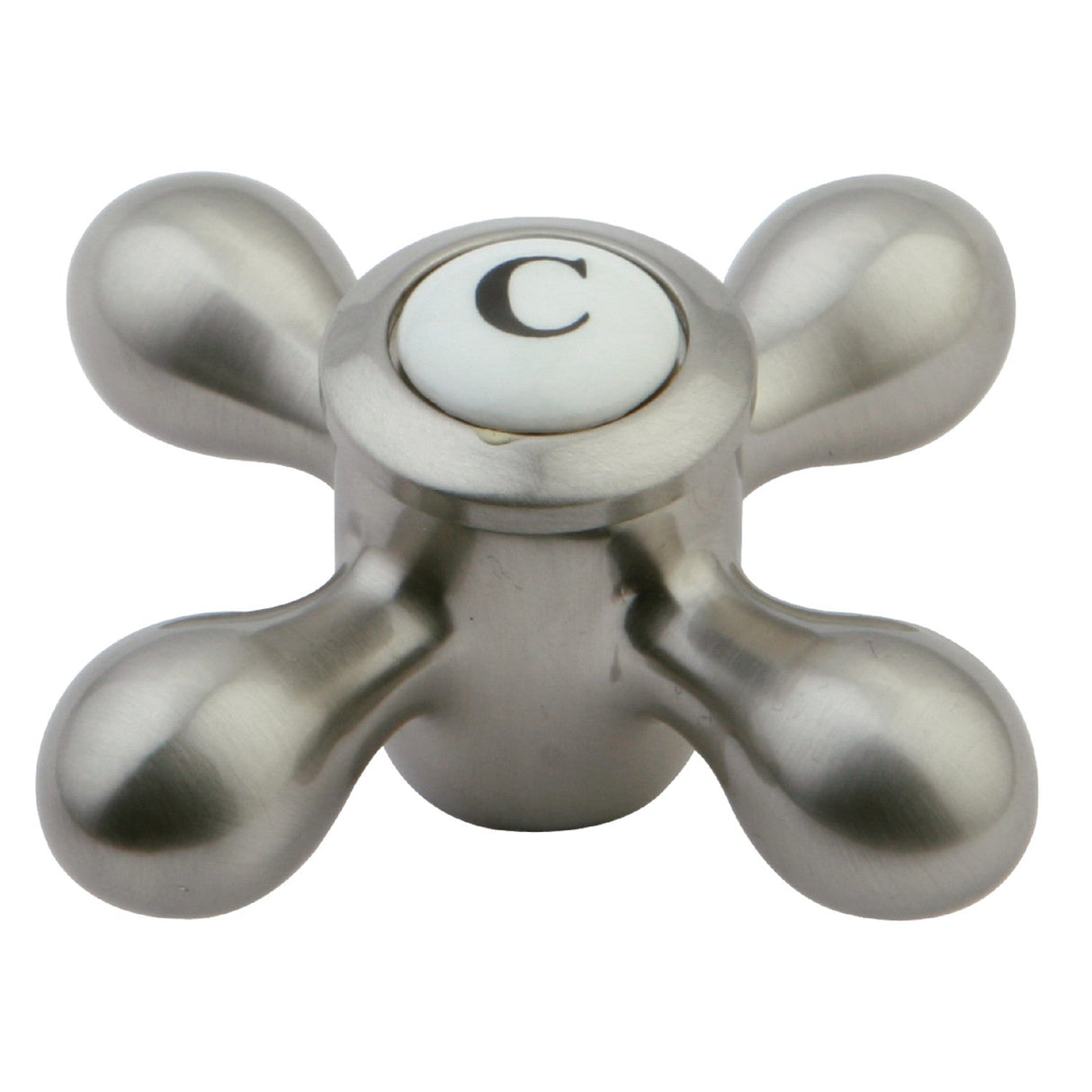 KBH1608AXC Cold Metal Cross Handle, Brushed Nickel