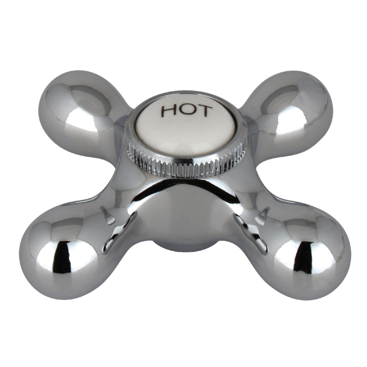 KBH1791AXH Hot Metal Cross Handle, Polished Chrome