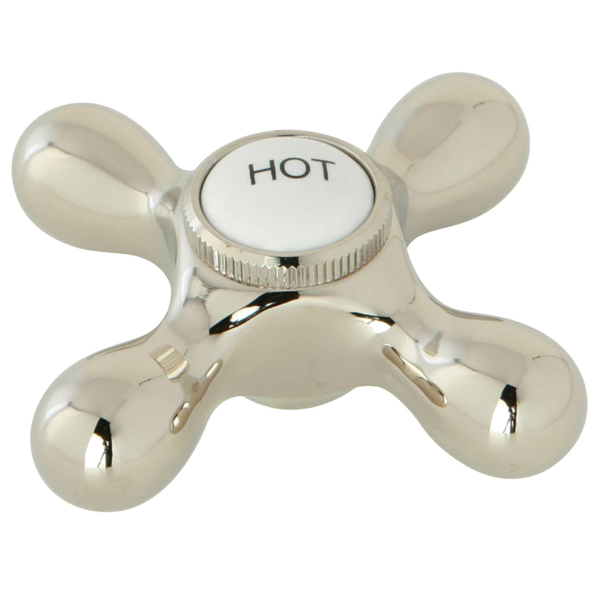 KBH1796AXH Hot Metal Cross Handle, Polished Nickel