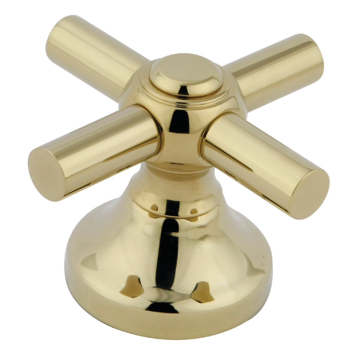 Elinvar KBH2632EX Metal Cross Handle, Polished Brass