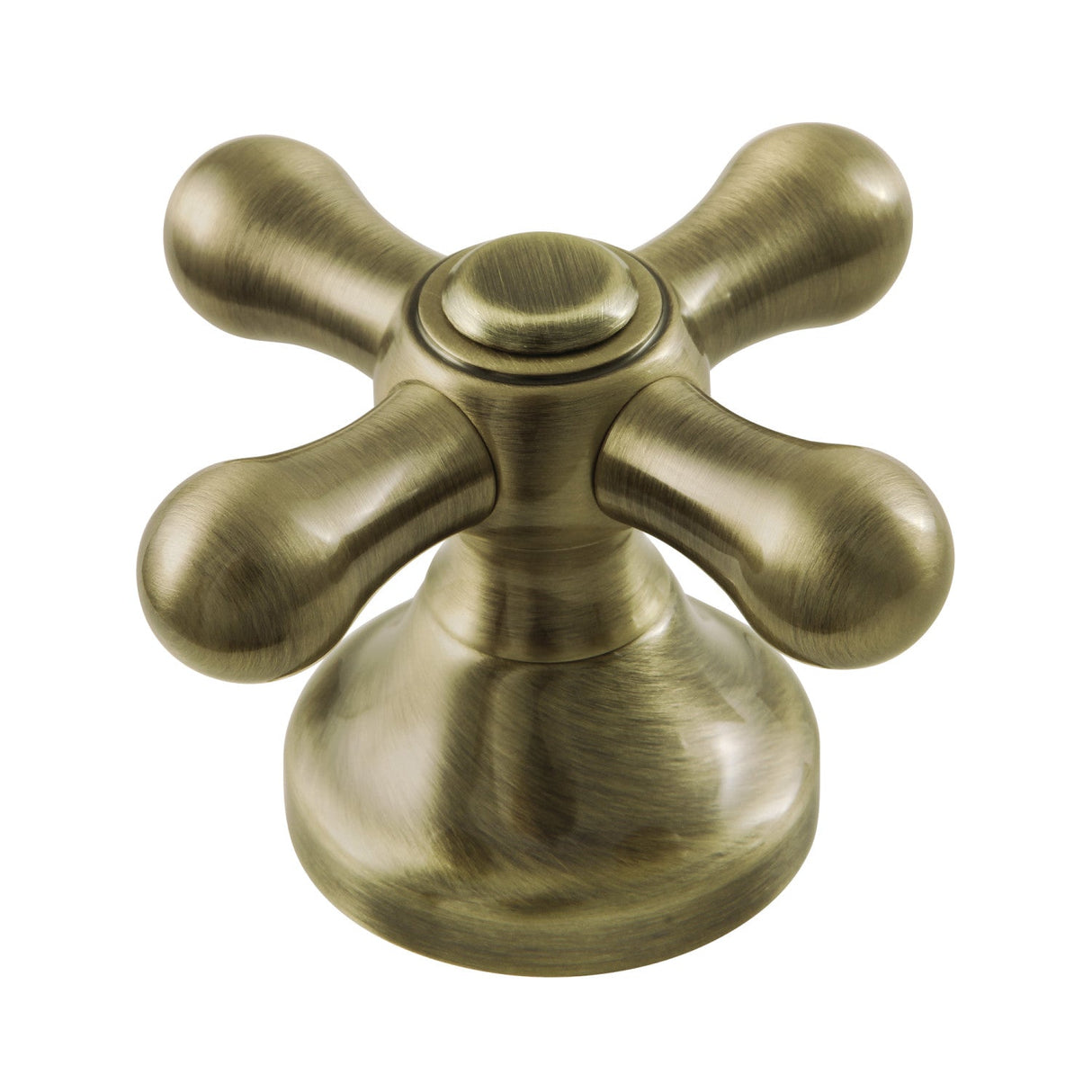 KBH3633AX Metal Cross Handle, Antique Brass