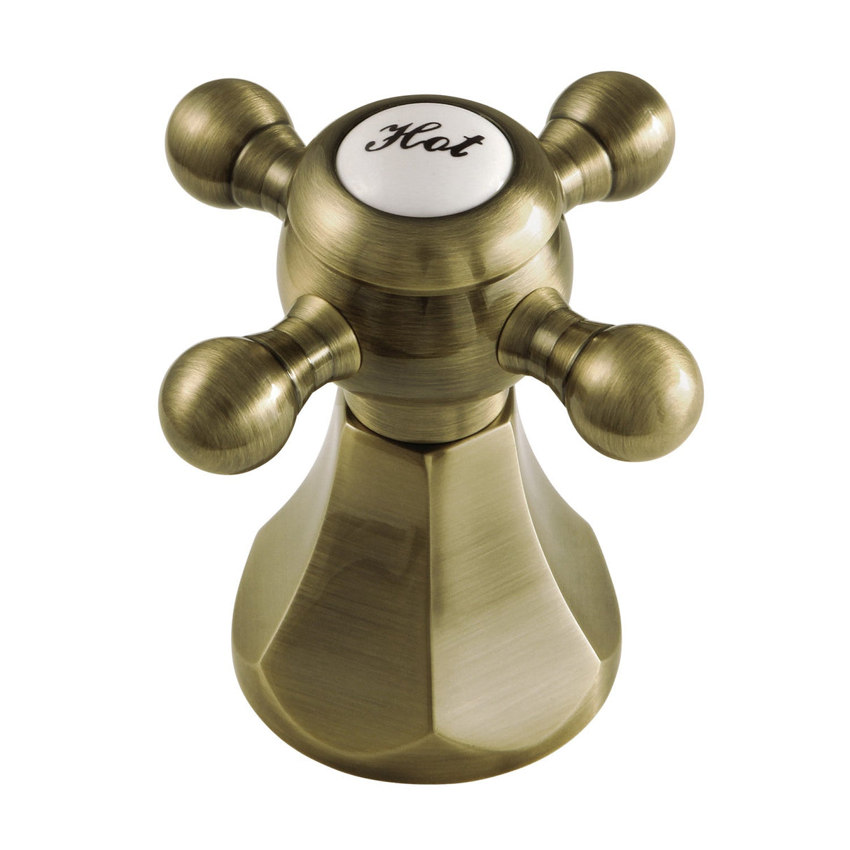 KBH4463BXH Hot Metal Cross Handle, Antique Brass