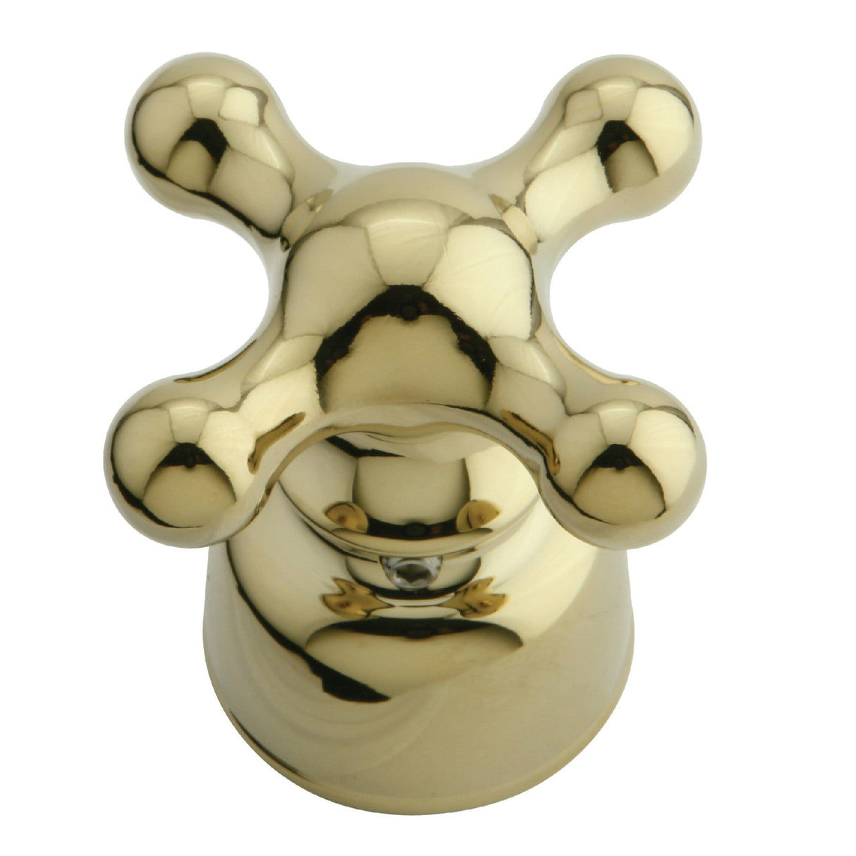 KBH5612AX Metal Cross Handle, Polished Brass