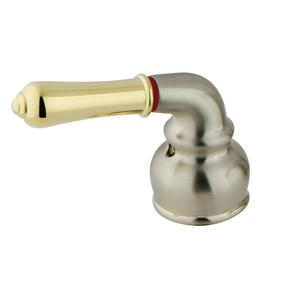 KBH629H Hot Metal Lever Handle, Brushed Nickel/Polished Brass
