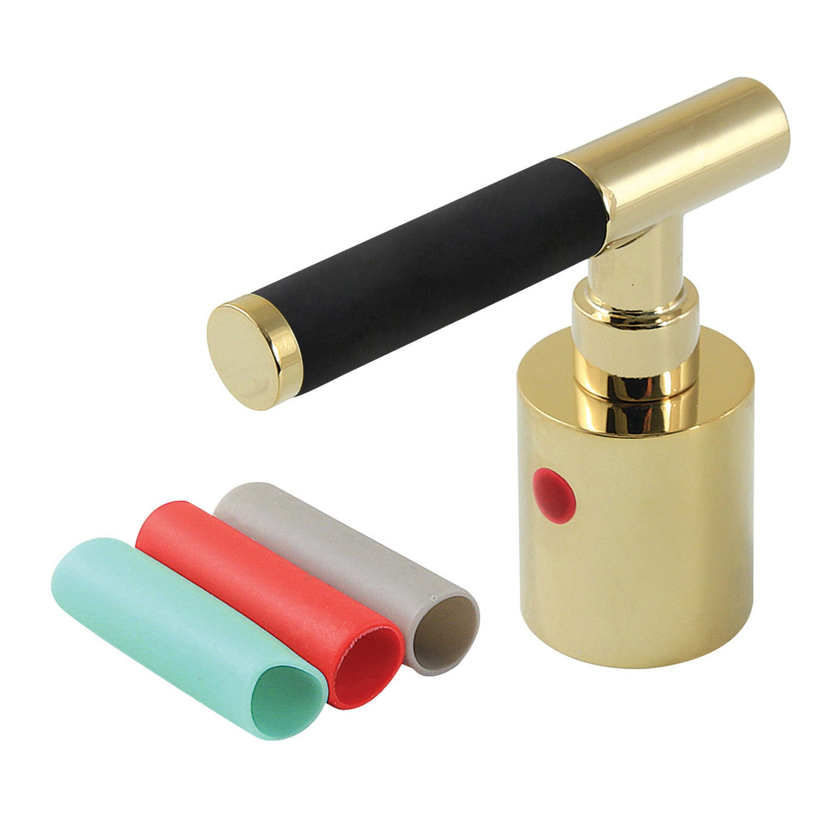 Kaiser KBH8662CKLH Hot Metal Lever Handle, Polished Brass