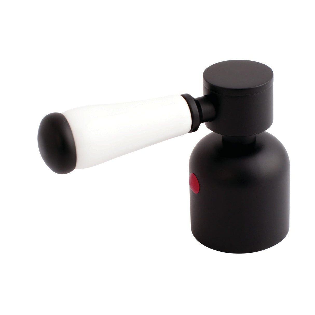 Paris KBH8960DPLH Hot Porcelain Lever Handle, Matte Black