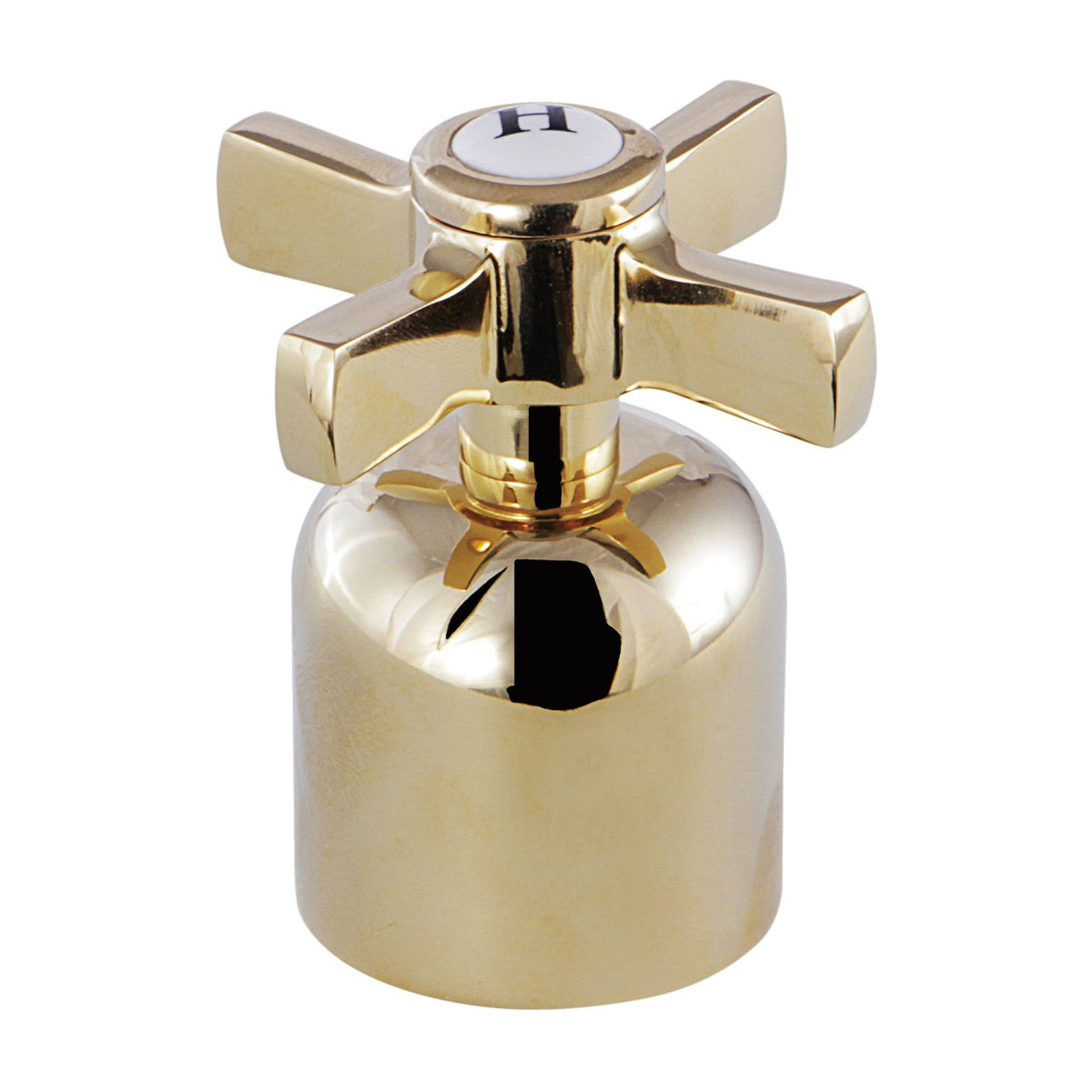 Millennium KBH8962ZXH Hot Metal Cross Handle, Polished Brass