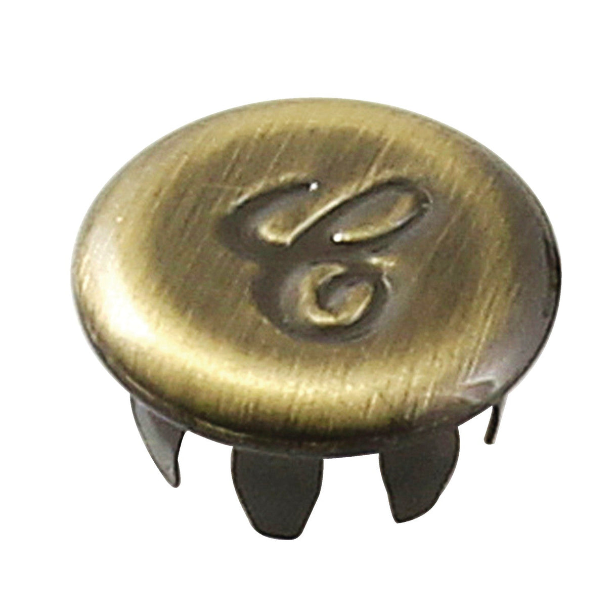 KBHI603ALABC Cold Handle Index Button, Antique Brass