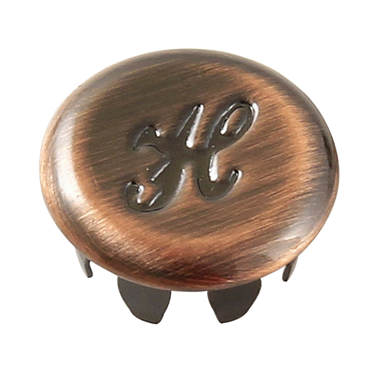 KBHI606ALH Hot Handle Index Button, Antique Copper