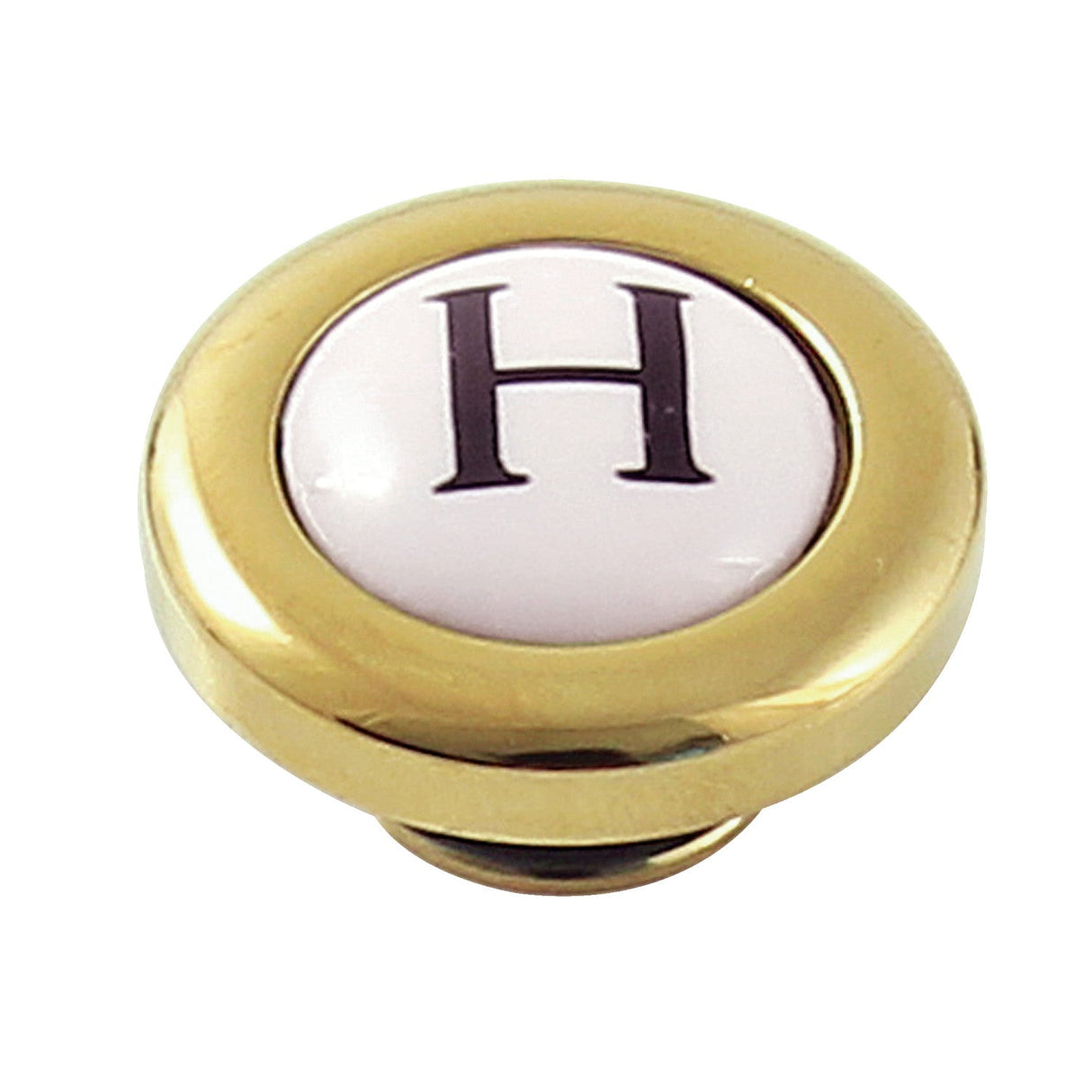 Kingston KBHI722PXH Hot Handle Index Button, Polished Brass