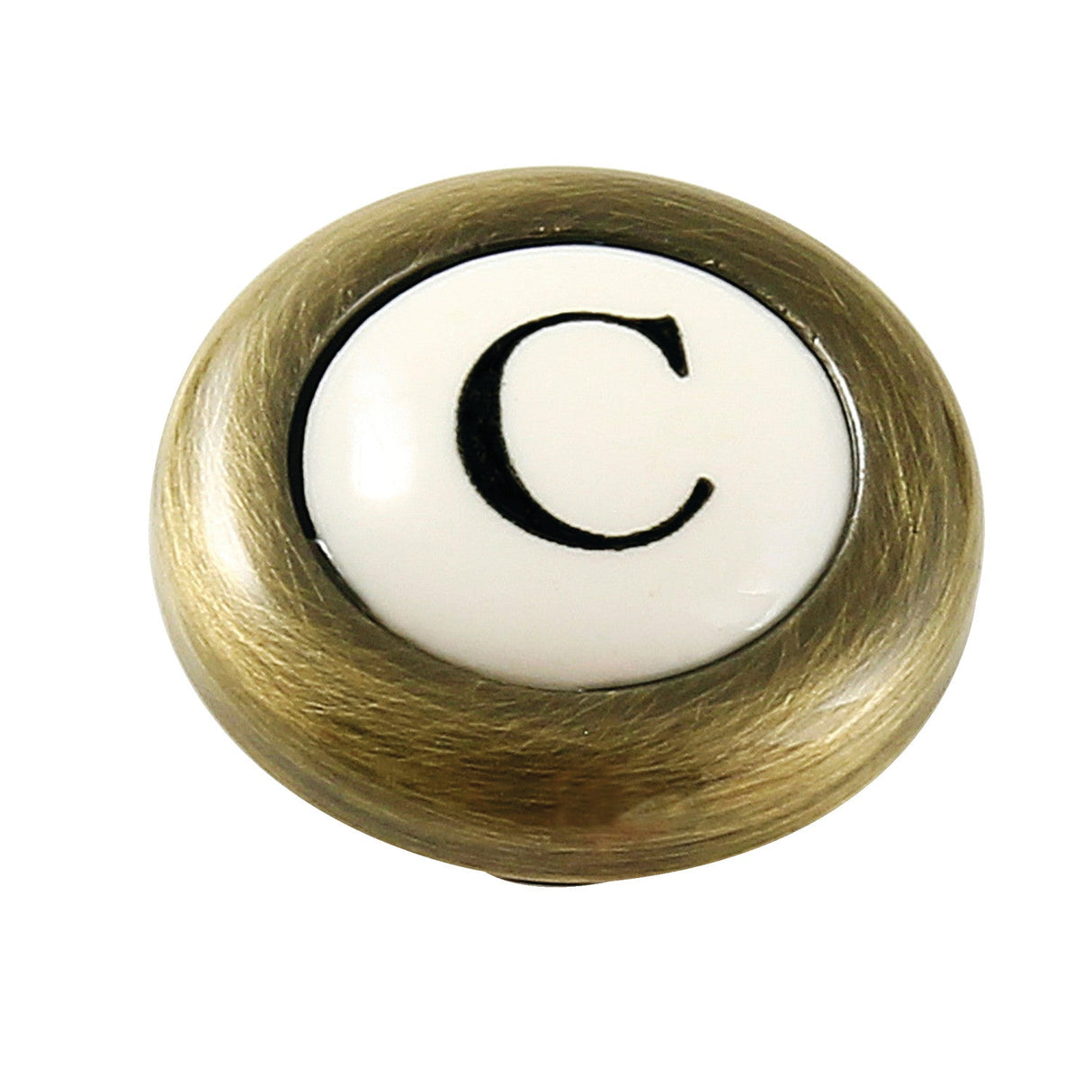 Kingston KBHI723PXABC Cold Handle Index Button, Antique Brass