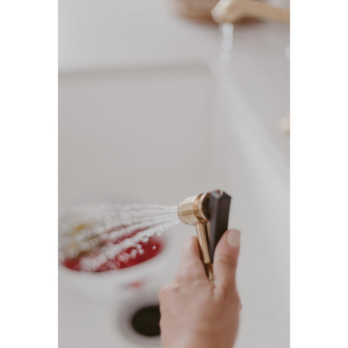 Made To Match KBSPR7 Brass Kitchen Faucet Side Sprayer, Brushed Brass