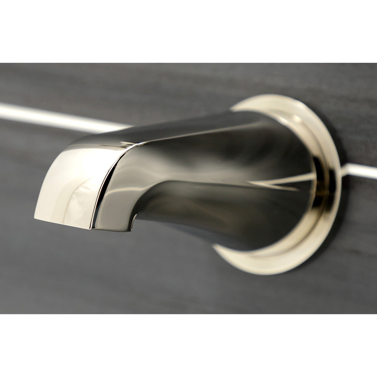 Manhattan KBX8136CML Three-Handle 5-Hole Wall Mount Tub and Shower Faucet, Polished Nickel