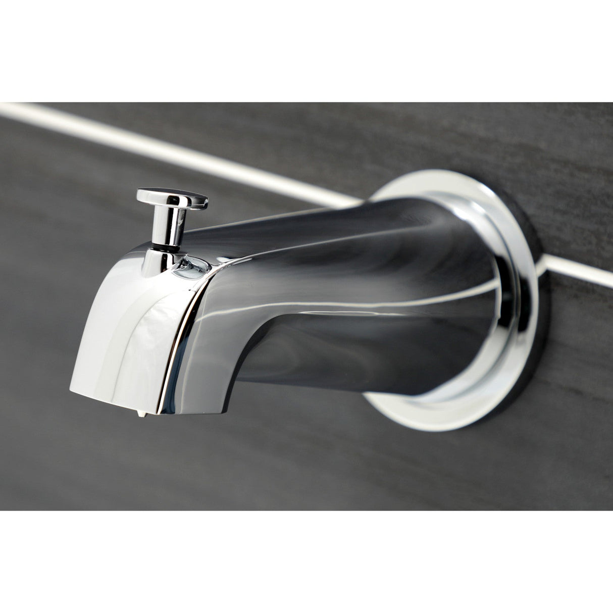 Manhattan KBX8141CML Two-Handle 4-Hole Wall Mount Tub and Shower Faucet, Polished Chrome