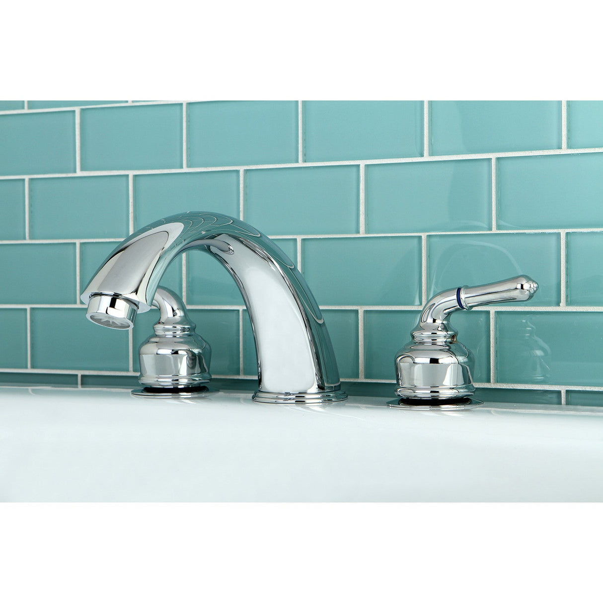 Magellan KC361 Two-Handle 3-Hole Deck Mount Roman Tub Faucet, Polished Chrome