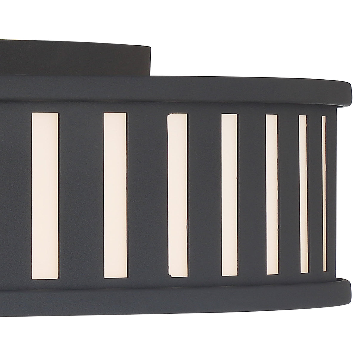 Kendal 4 Light Black Forged Flush Mount KEN-8305-BF