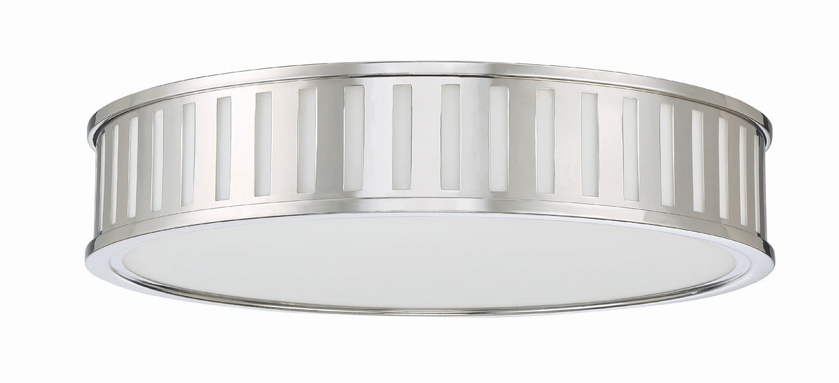 Kendal 4 Light Black Forged Flush Mount KEN-8305-BF