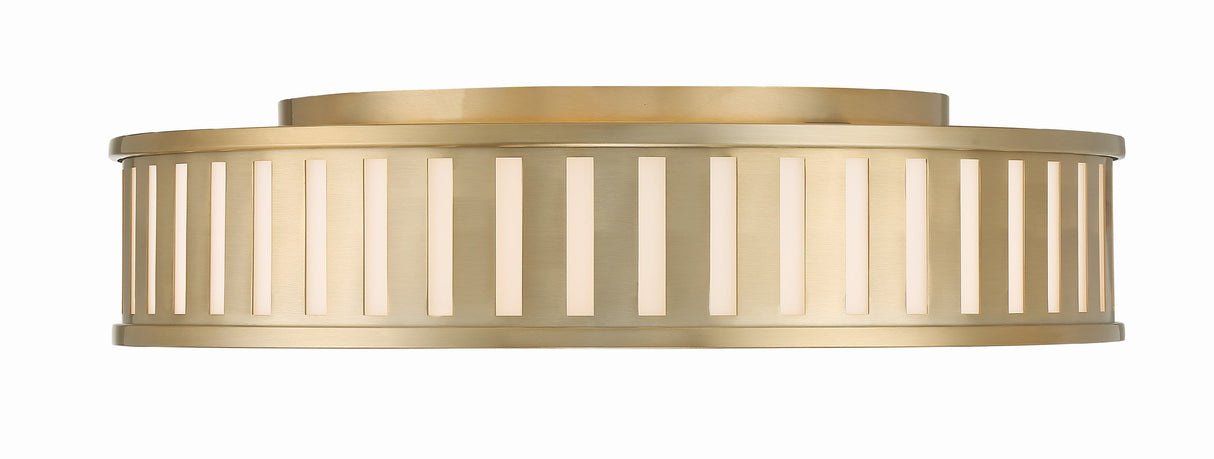 Kendal 4 Light Black Forged Flush Mount KEN-8305-BF