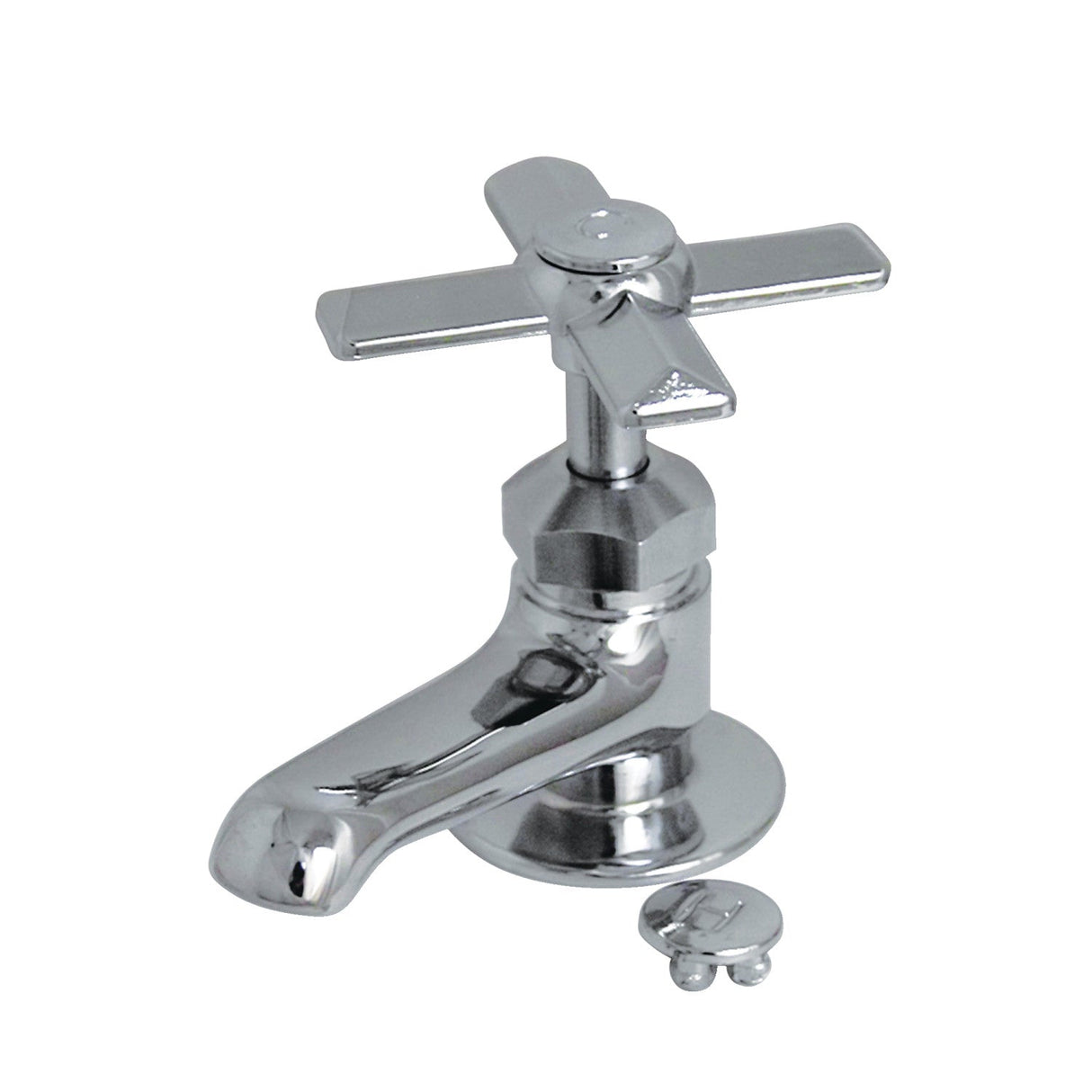 KF201 Single-Handle Deck Mount Basin Tap Faucet, Polished Chrome