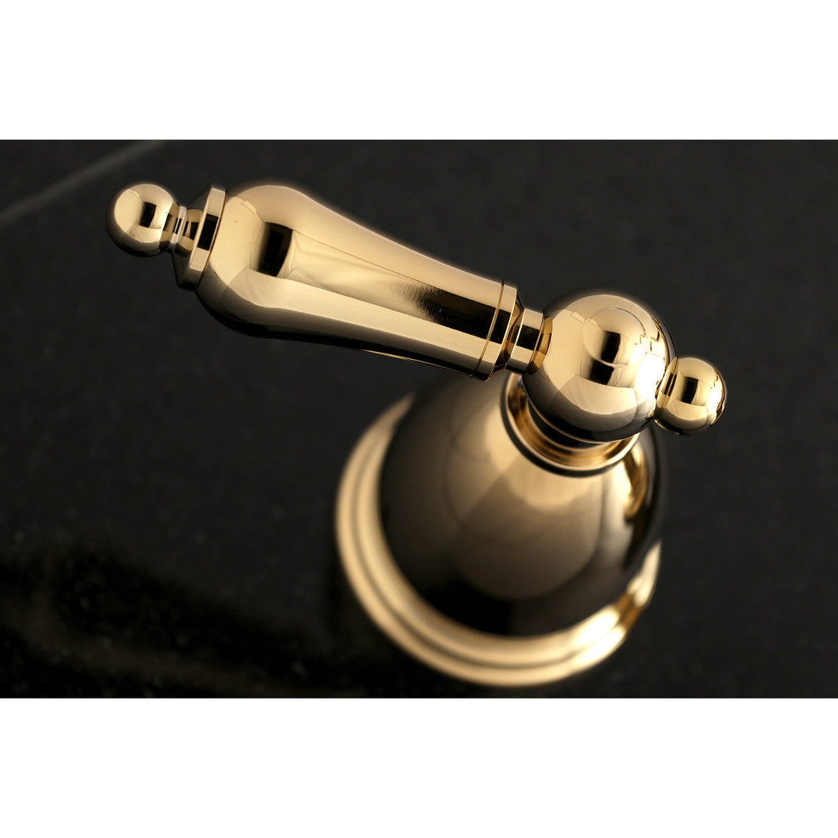 Heritage KS1022AL Two-Handle 3-Hole Wall Mount Roman Tub Faucet, Polished Brass