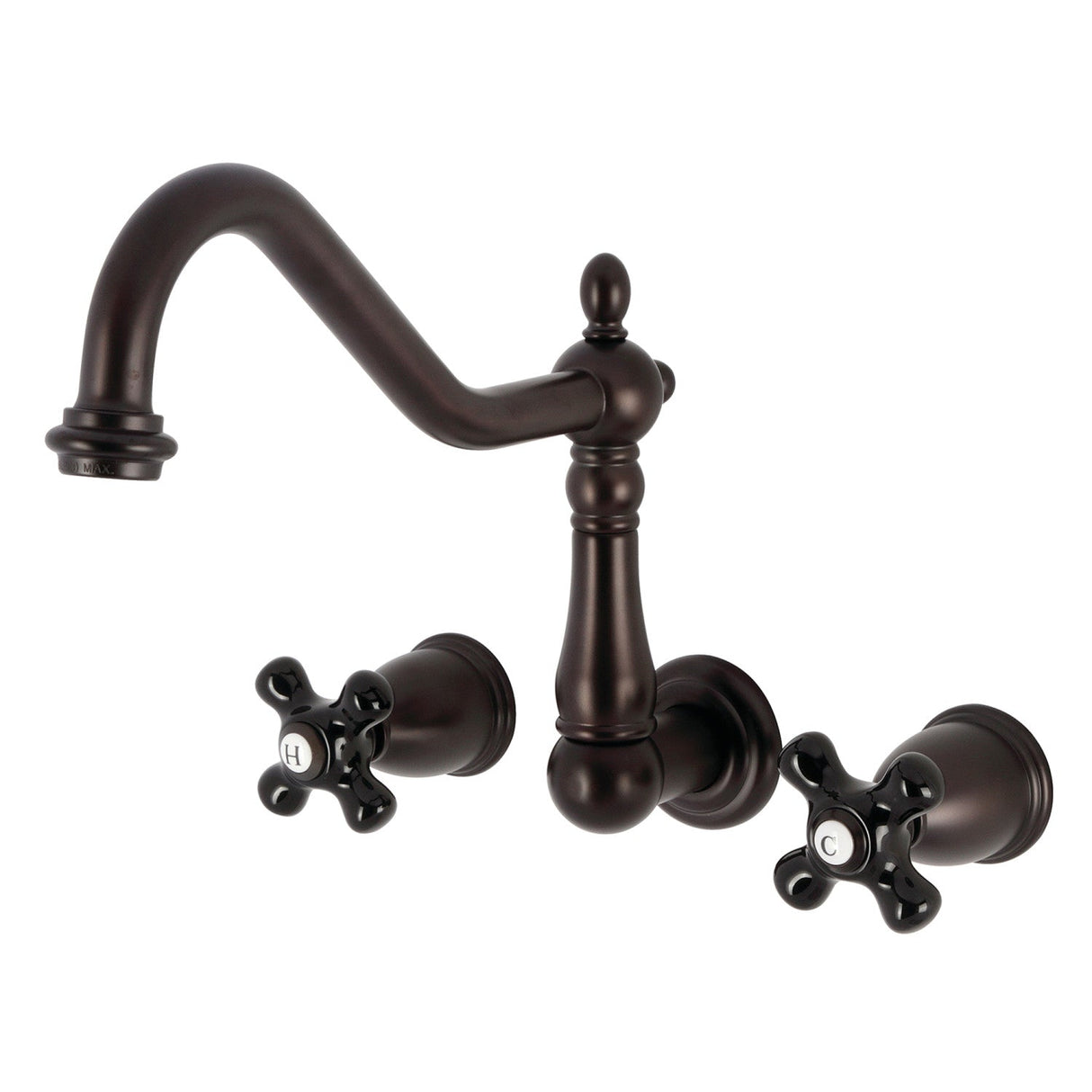 Duchess KS1025PKX Two-Handle 3-Hole Wall Mount Roman Tub Faucet, Oil Rubbed Bronze