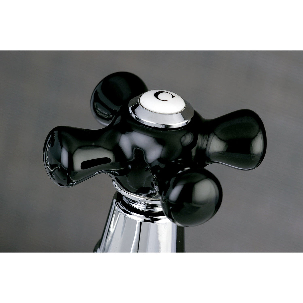 Duchess KS1101PKX Two-Handle Deck Mount Basin Tap Faucet, Polished Chrome