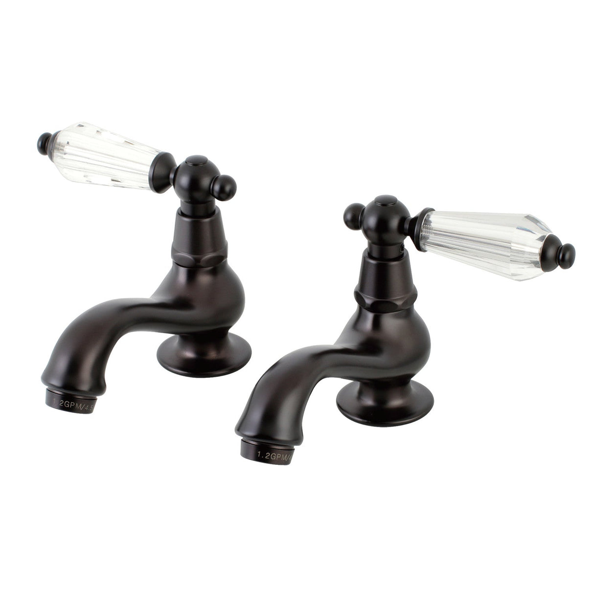 Wilshire KS1105WLL Two-Handle Deck Mount Basin Tap Faucet, Oil Rubbed Bronze