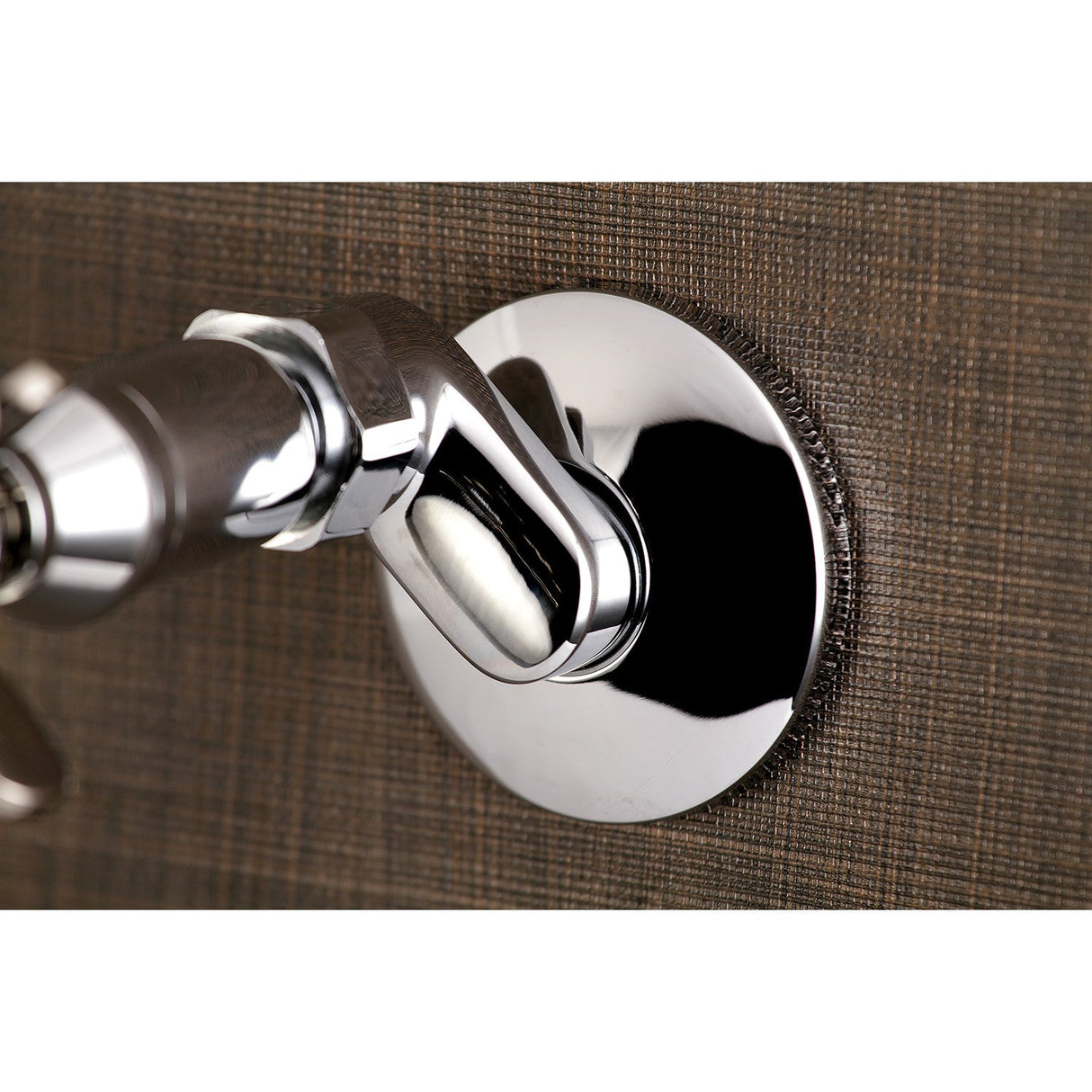 Essex KS115C Two-Handle 2-Hole Wall Mount Bathroom Faucet, Polished Chrome
