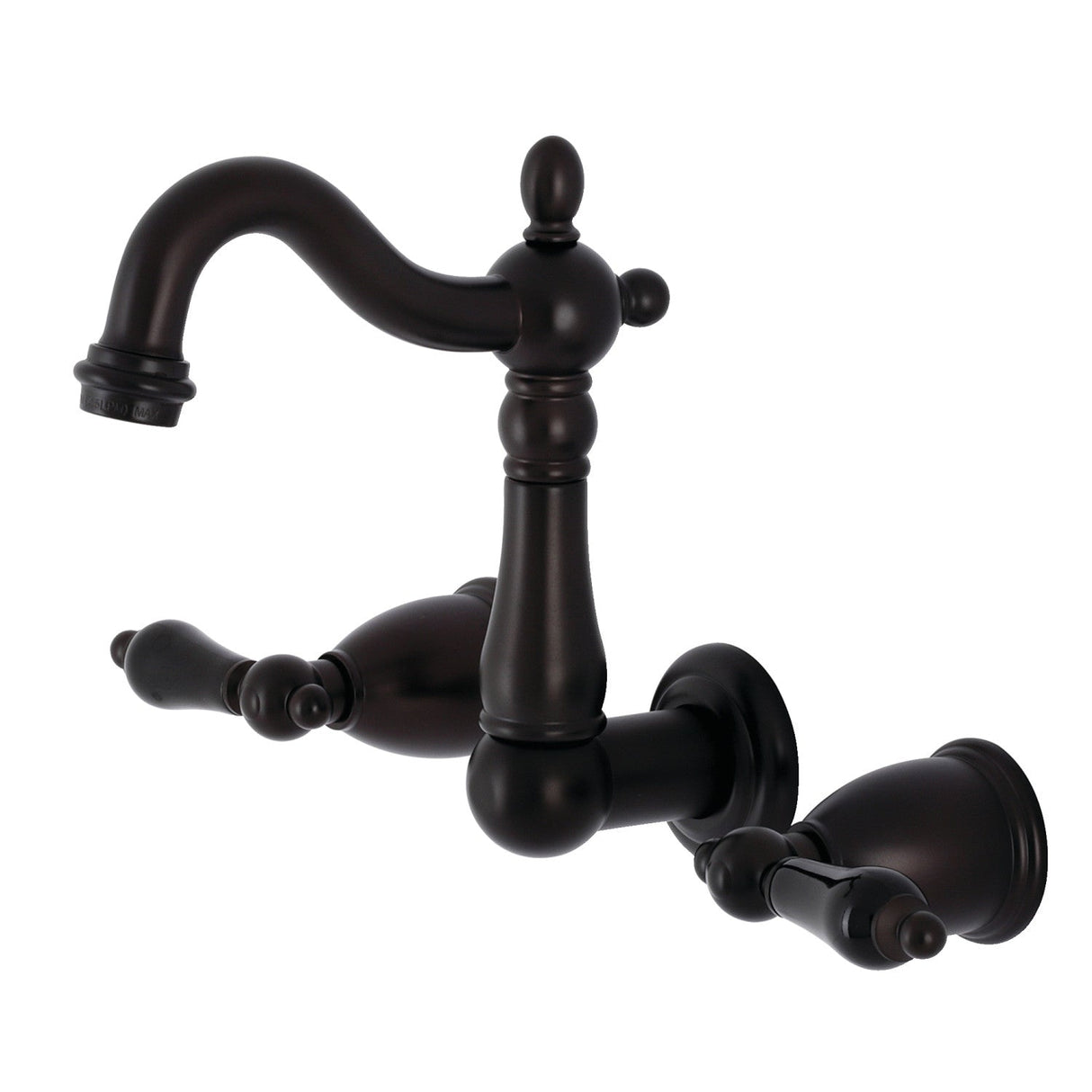 Duchess KS1225PKL Two-Handle Wall Mount Bathroom Faucet, Oil Rubbed Bronze