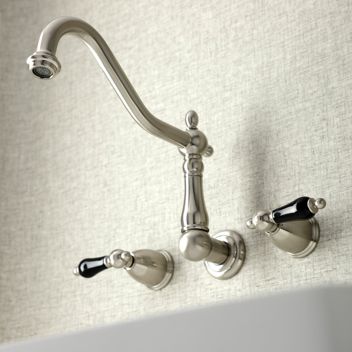 Duchess KS1288PKL Wall Mount Kitchen Faucet, Brushed Nickel