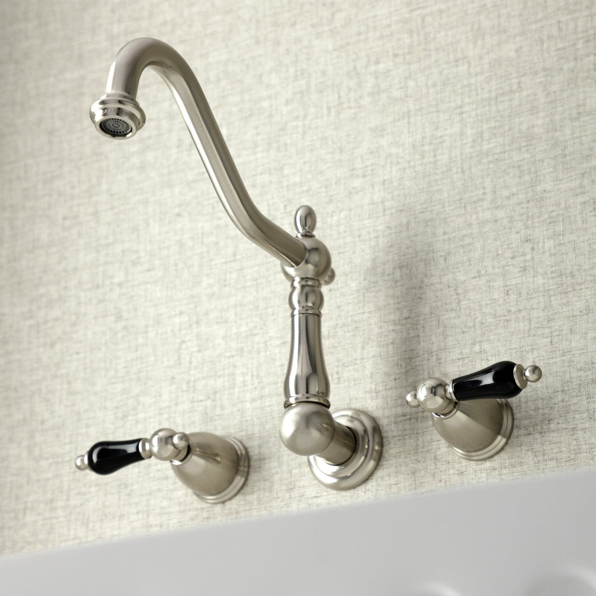 Duchess KS1288PKL Wall Mount Kitchen Faucet, Brushed Nickel