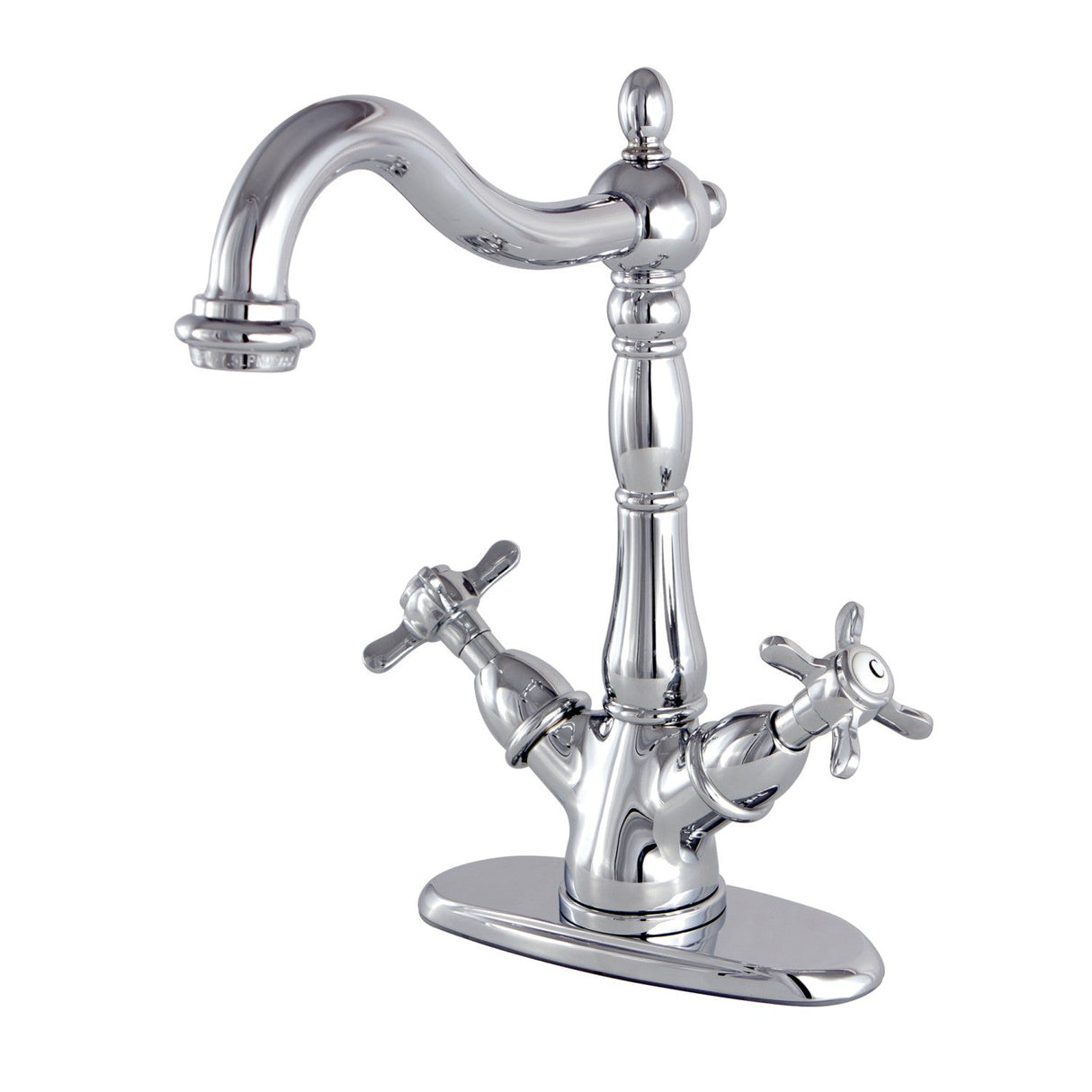 Essex KS1491BEX Two-Handle 1-or-3 Hole Deck Mount Vessel Faucet, Polished Chrome