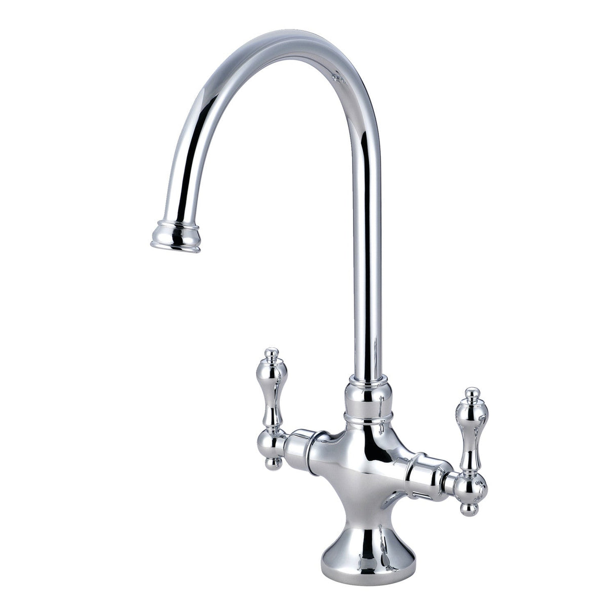 Vintage KS1761ALLS Two-Handle 1-Hole Deck Mount Kitchen Faucet, Polished Chrome