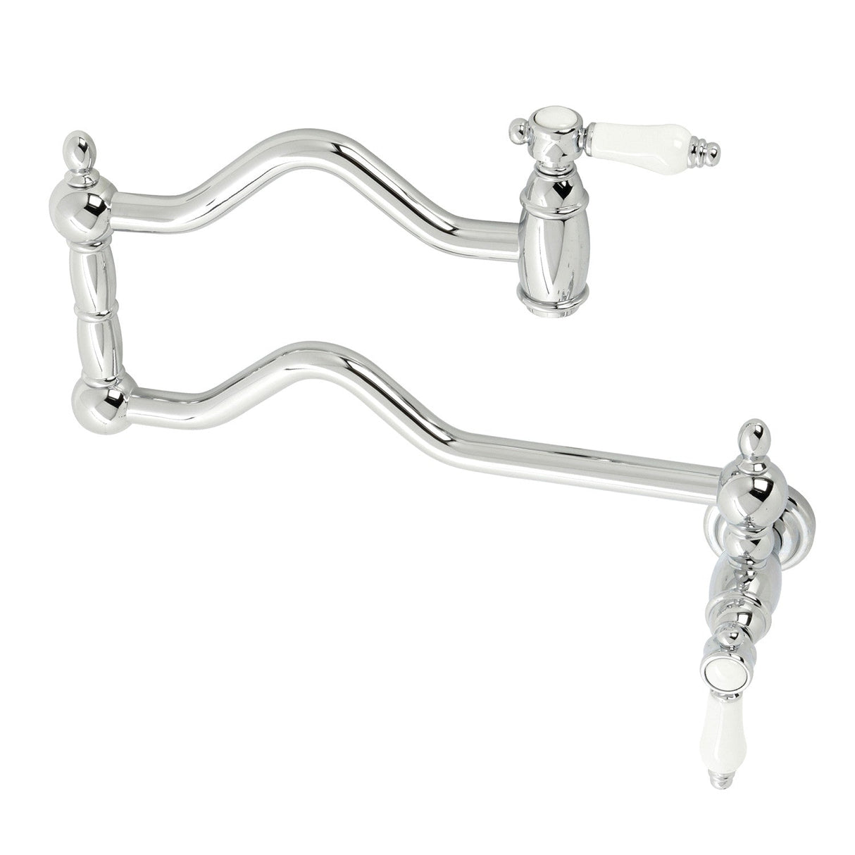 Bel-Air KS2101BPL Two-Handle Pot Filler, Polished Chrome