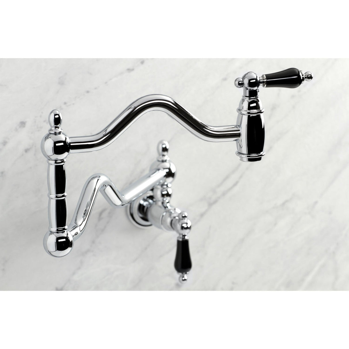 Duchess KS2101PKL Two-Handle Pot Filler, Polished Chrome