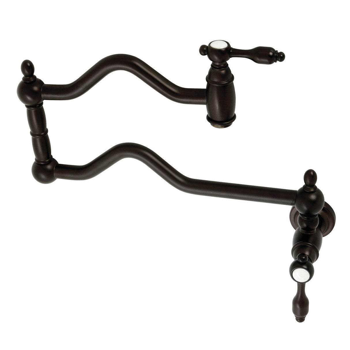 Tudor KS2105TAL Two-Handle Pot Filler, Oil Rubbed Bronze