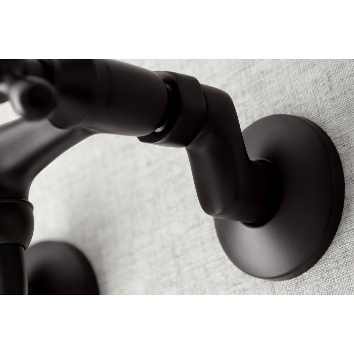 Kingston KS216ORB Two-Handle 2-Hole Wall Mount Bathroom Faucet, Oil Rubbed Bronze