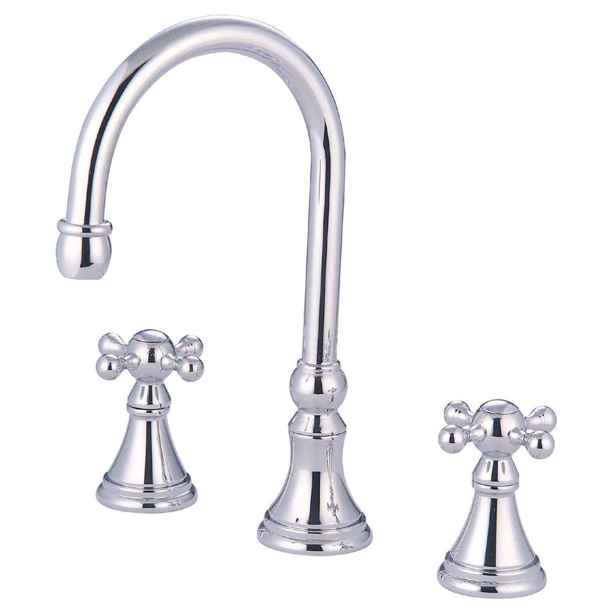 Roman KS2341KX Two-Handle 3-Hole Deck Mount Roman Tub Faucet, Polished Chrome