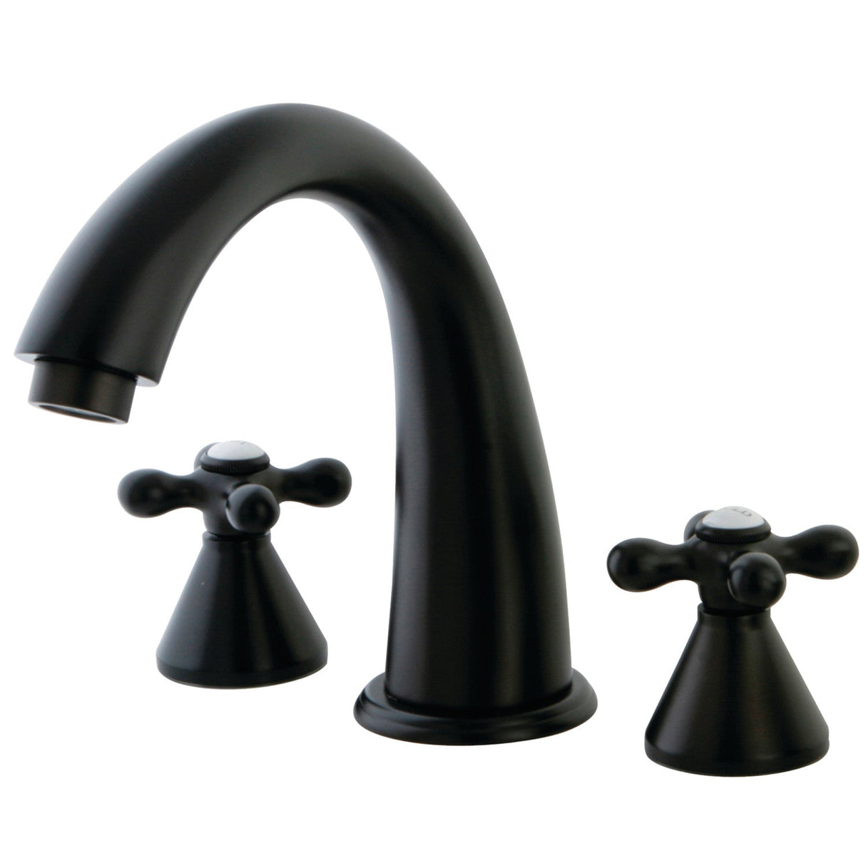 Naples KS2365AX Two-Handle 3-Hole Deck Mount Roman Tub Faucet, Oil Rubbed Bronze