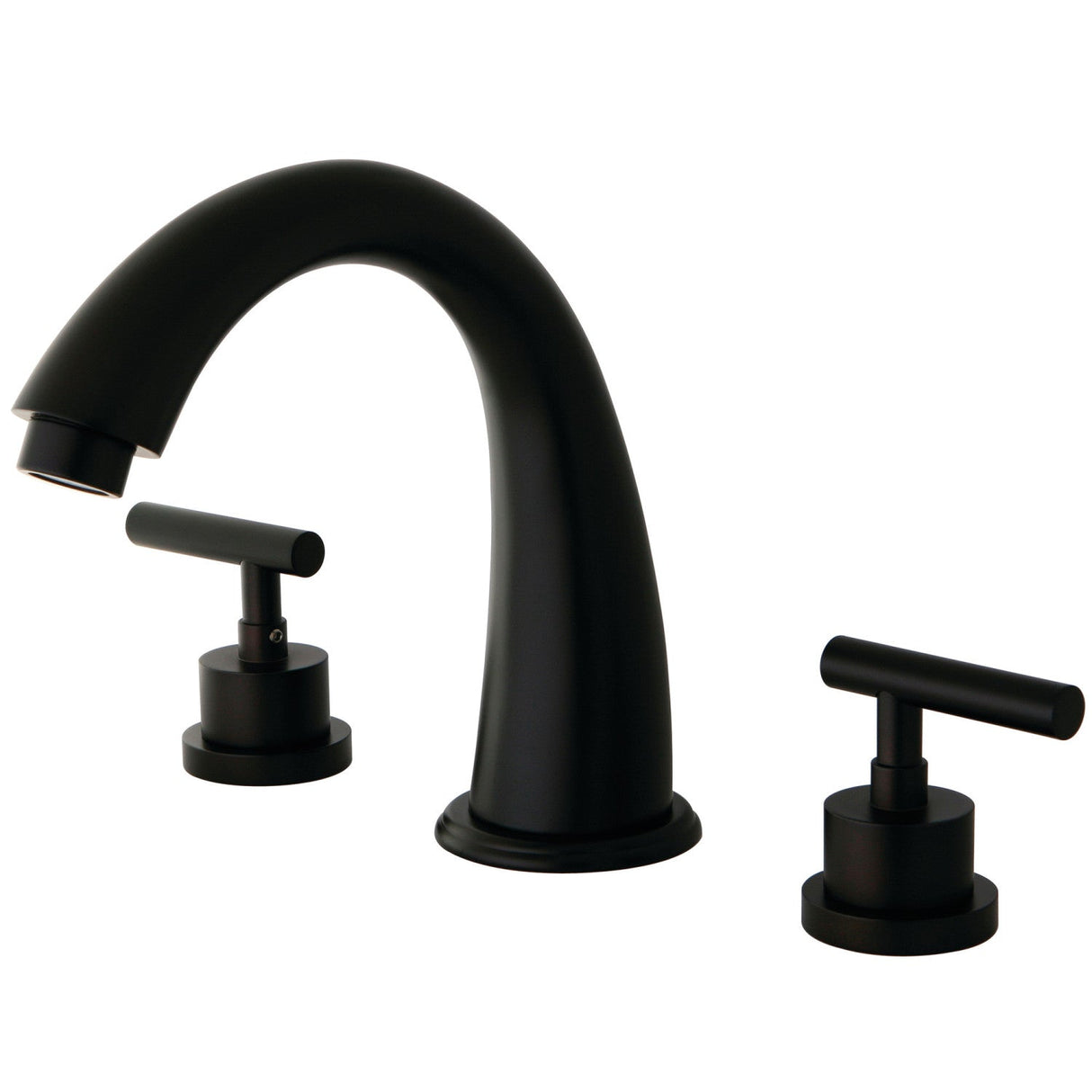 Manhattan KS2365CML Two-Handle 3-Hole Deck Mount Roman Tub Faucet, Oil Rubbed Bronze