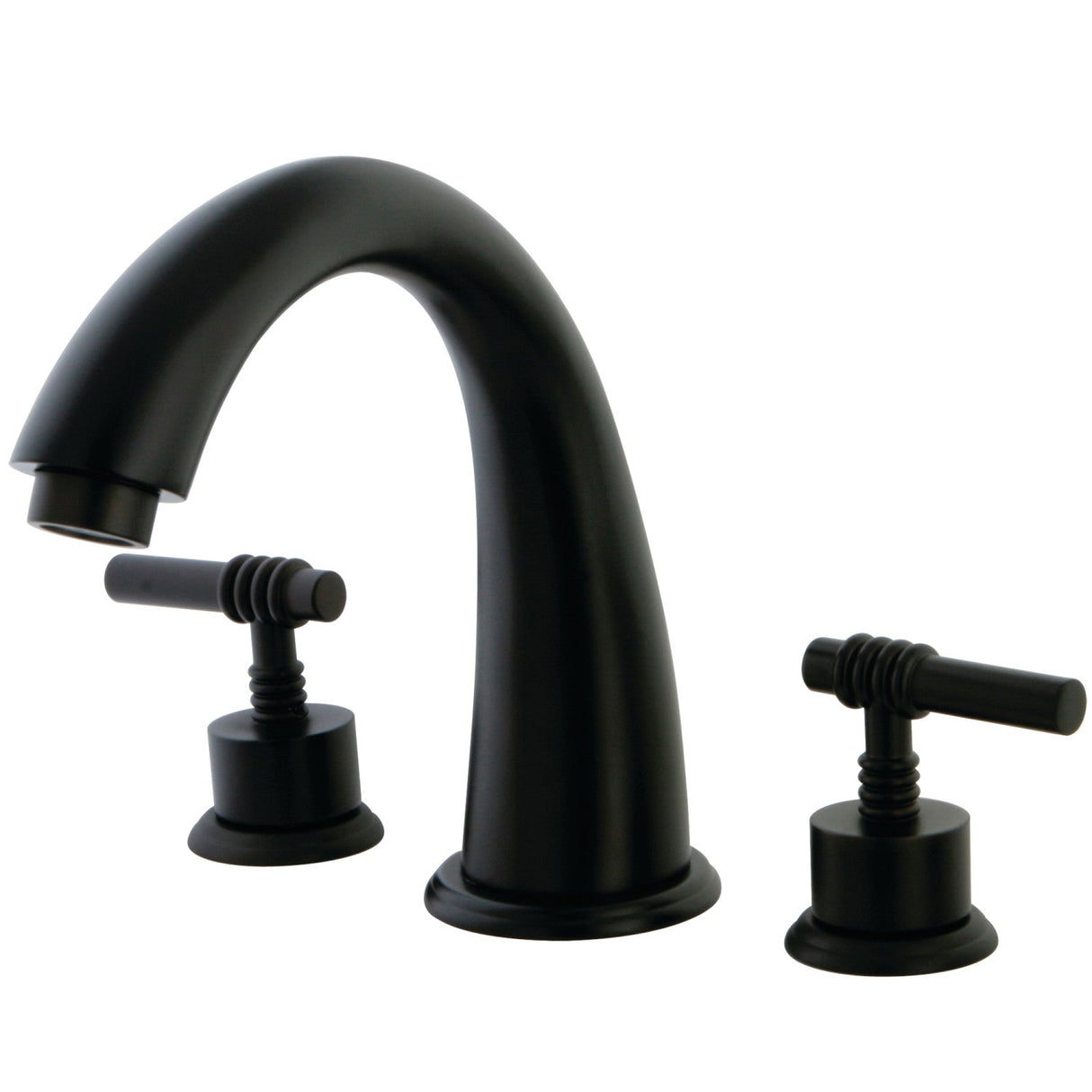 Milano KS2365ML Two-Handle 3-Hole Deck Mount Roman Tub Faucet, Oil Rubbed Bronze