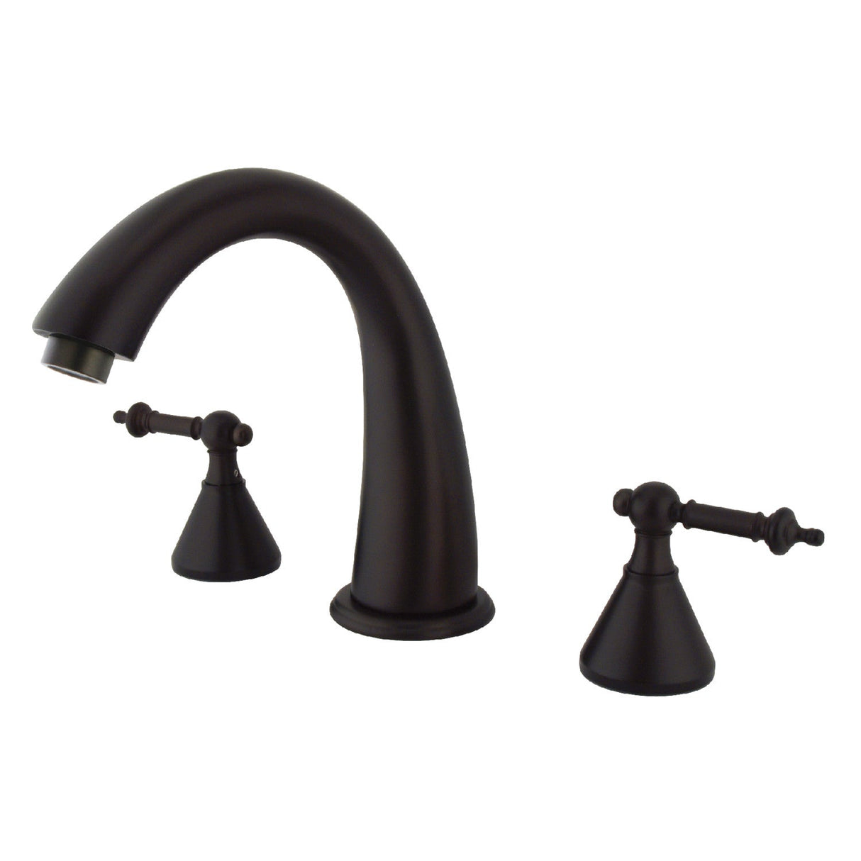 Roman KS2365TL Two-Handle 3-Hole Deck Mount Roman Tub Faucet, Oil Rubbed Bronze