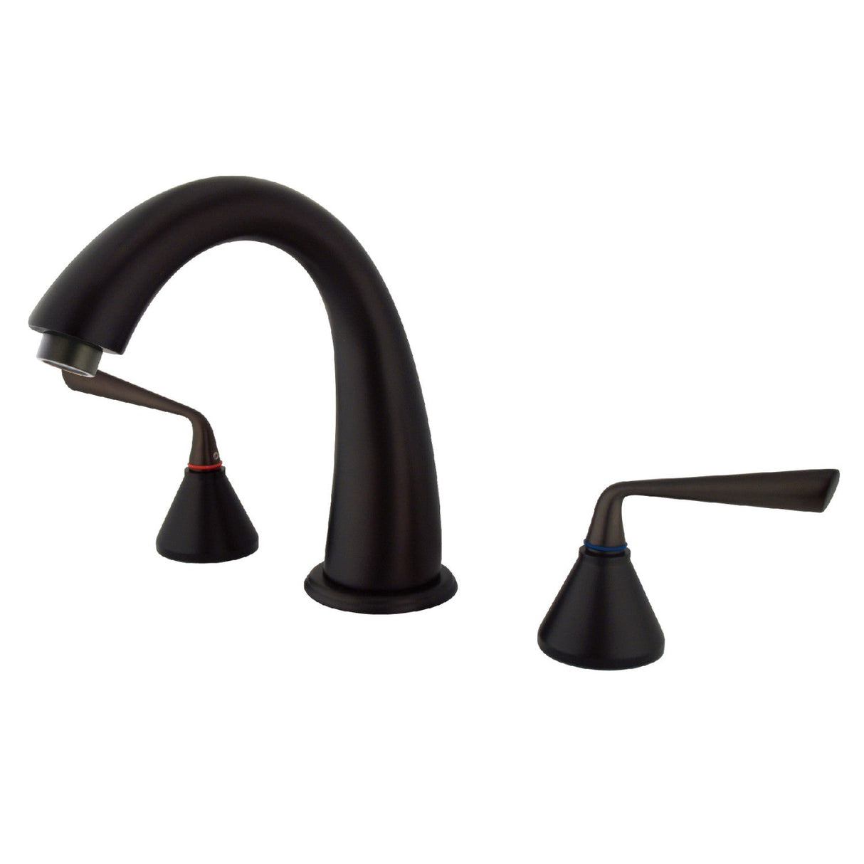 Silver Sage KS2365ZL Two-Handle 3-Hole Deck Mount Roman Tub Faucet, Oil Rubbed Bronze