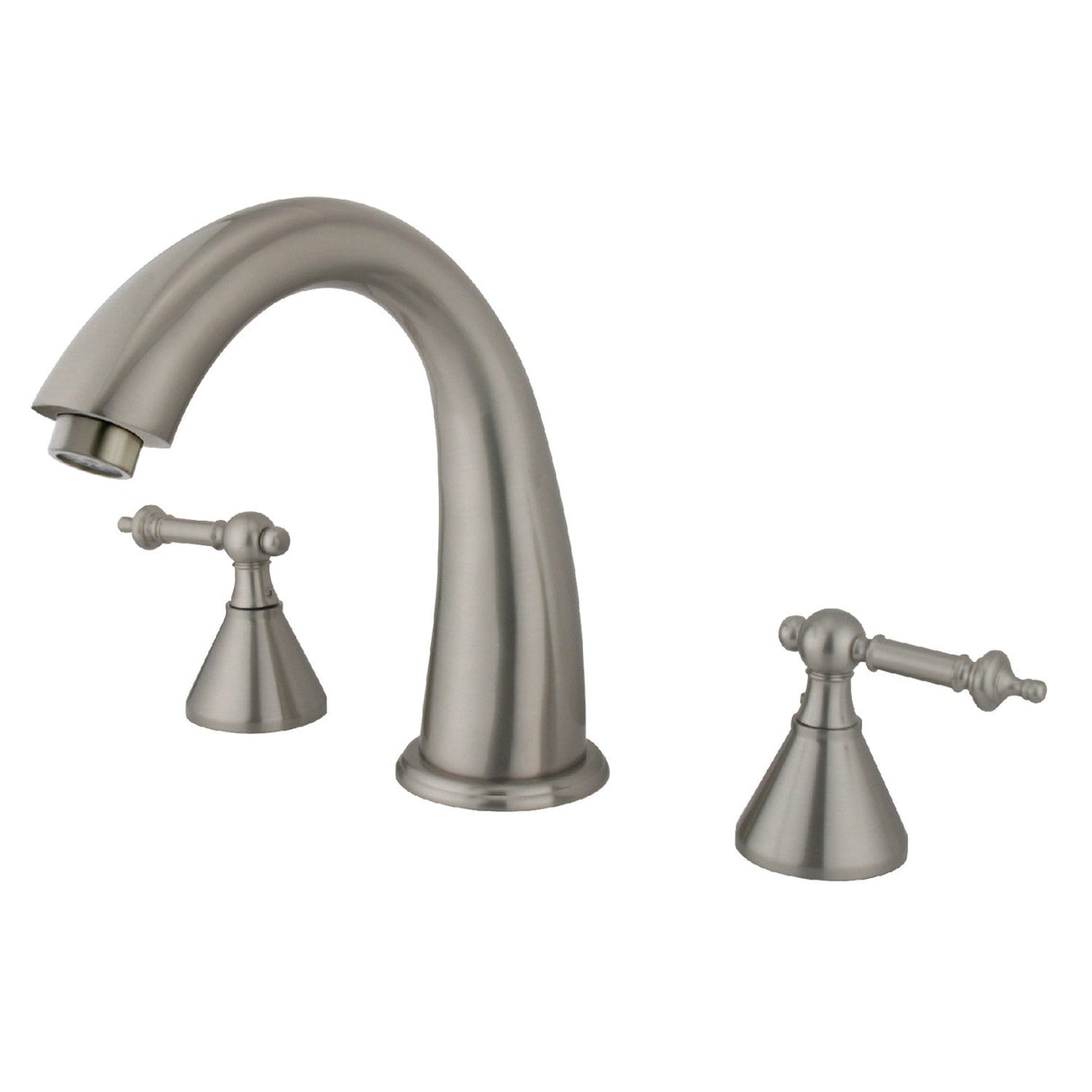 Roman KS2368TL Two-Handle 3-Hole Deck Mount Roman Tub Faucet, Brushed Nickel