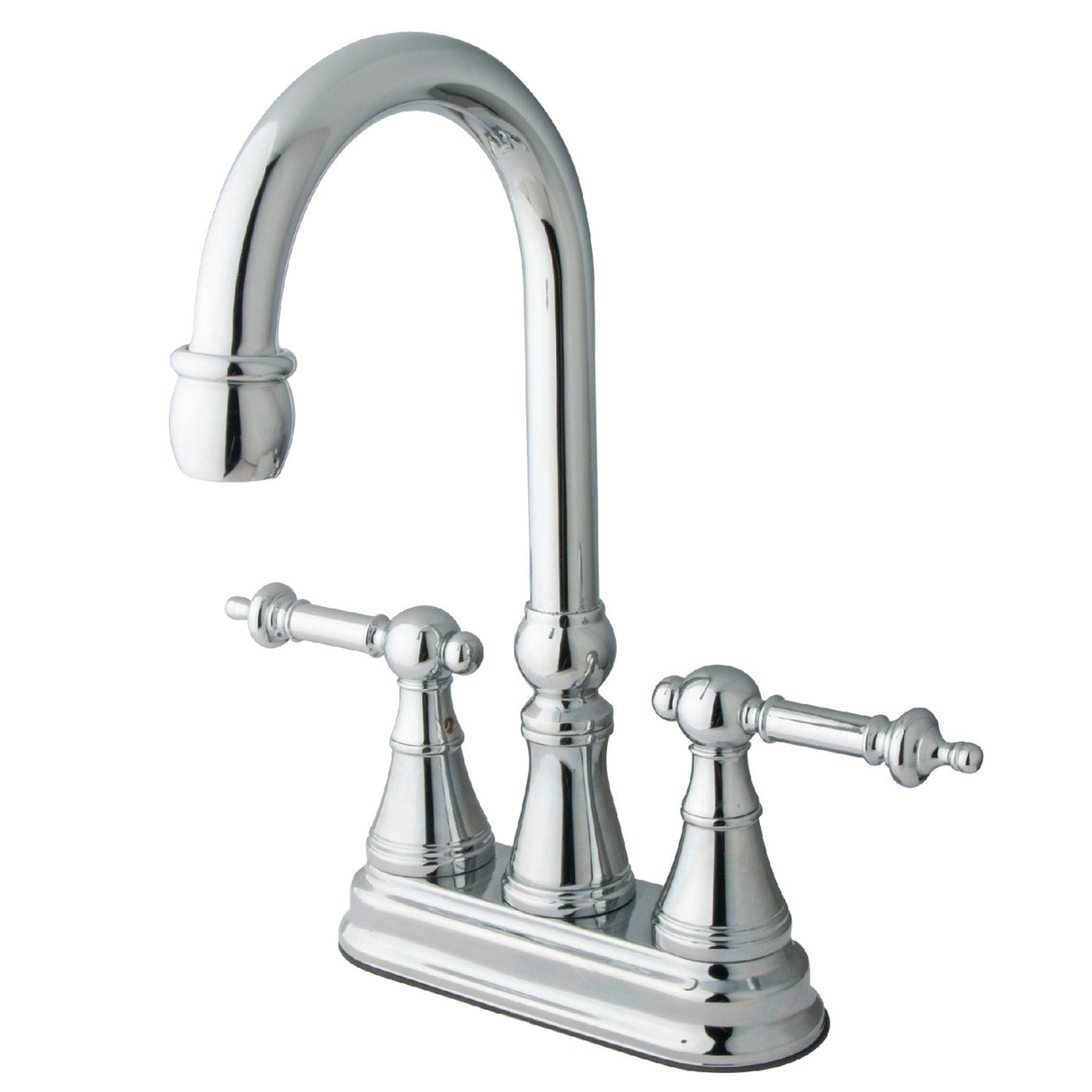 Templeton KS2491TL Two-Handle 2-Hole Deck Mount Bar Faucet, Polished Chrome