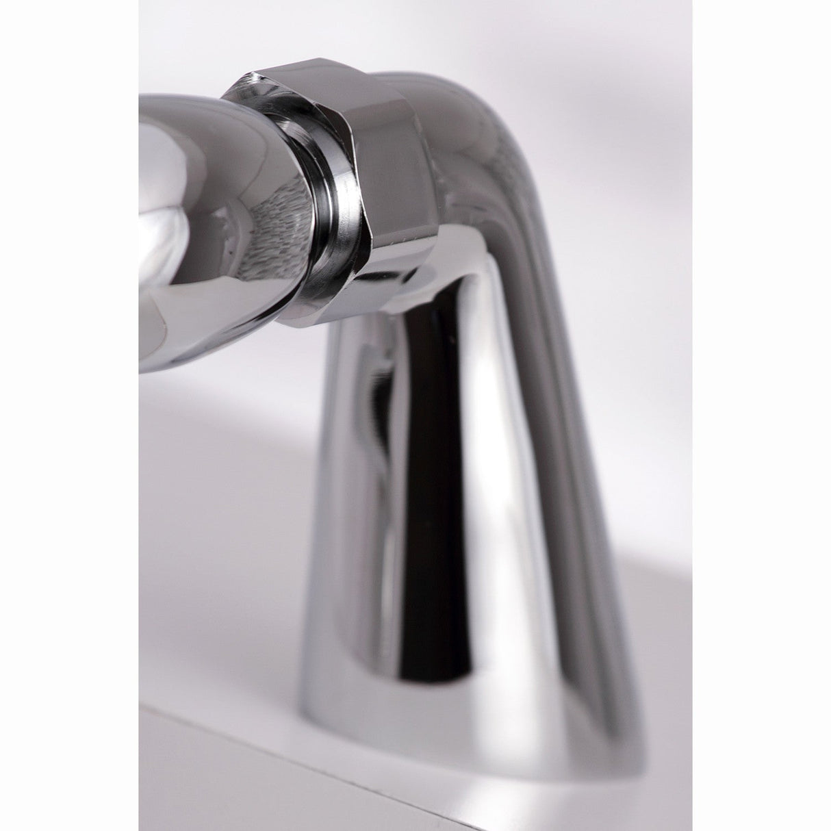 Kingston KS267C Three-Handle 2-Hole Deck Mount Clawfoot Tub Faucet with Hand Shower, Polished Chrome