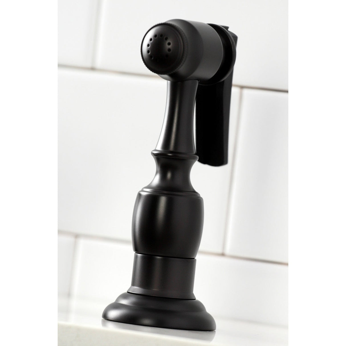 Duchess KS2795PKLBS Widespread Kitchen Faucet with Brass Sprayer, Oil Rubbed Bronze